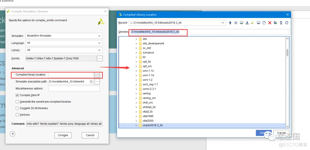 modelsim 自动化 高效独立仿真含vivado IP核的工程_python_03